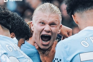 进球机器！哈兰德在伦敦进行的21场英超比赛中已攻入20球